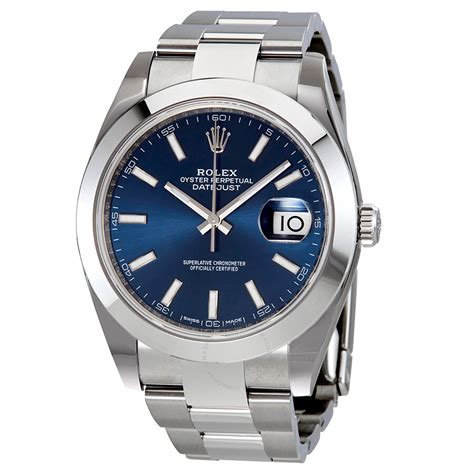 rolex datejust silver blue|Rolex Datejust blue for sale.